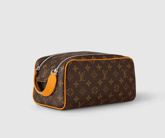 LV Dopp Kit Bag Safran Yellow