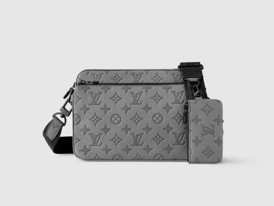 LV Trio Messenger Bag Anthracite Grey